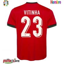 Camiseta Portugal Vitinha #23 Primera Equipación Eurocopa 2024 manga corta